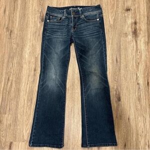 Dark Blue American Eagle Boot Cut Jeans